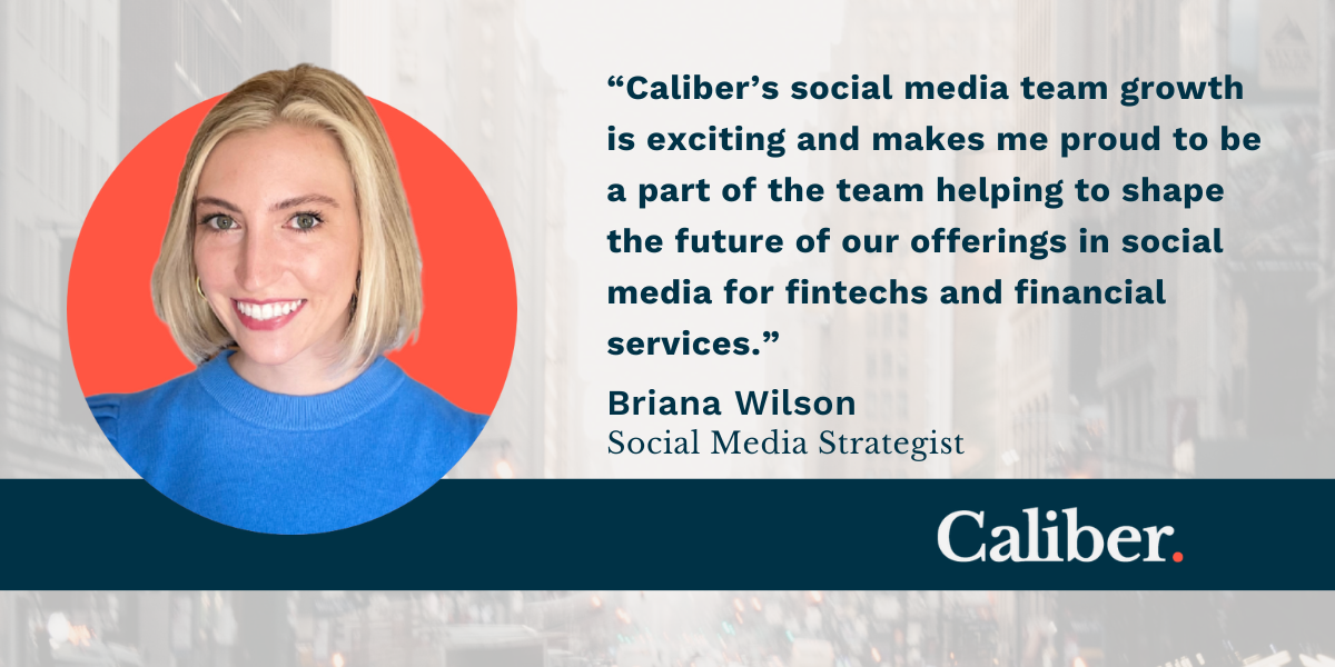 Staff Spotlight: Caliber Social Media Strategist Briana Wilson