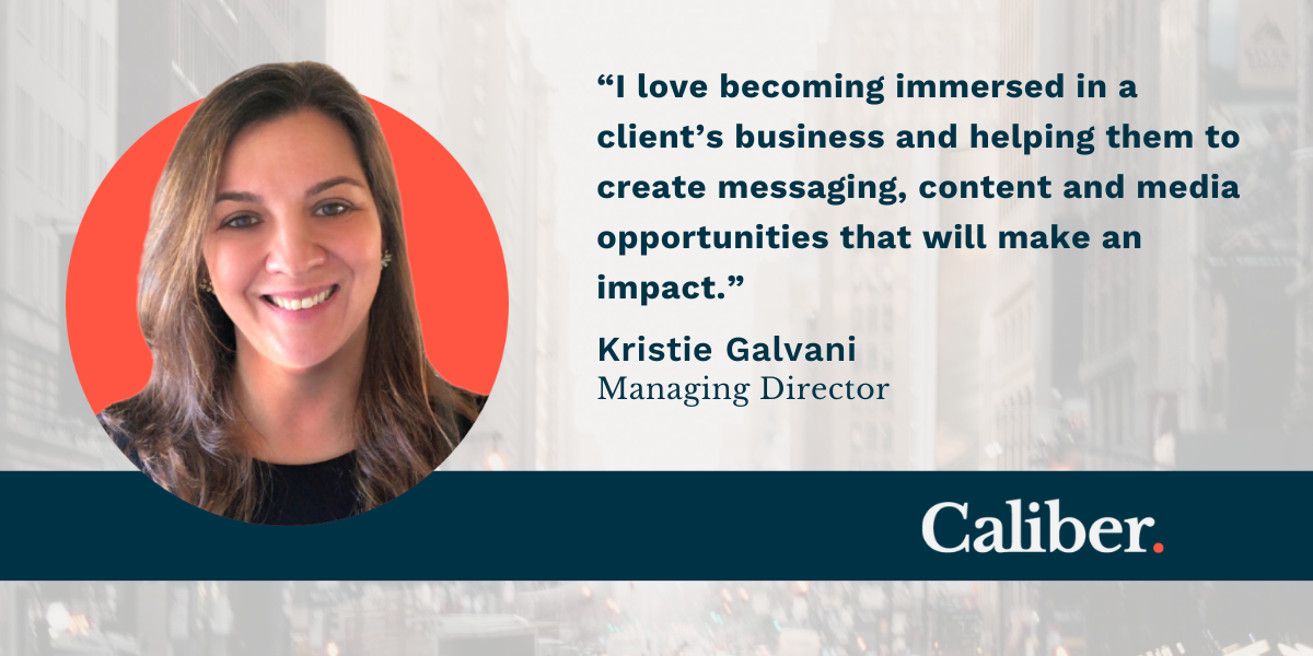 Staff Spotlight: Caliber Managing Director Kristie Galvani