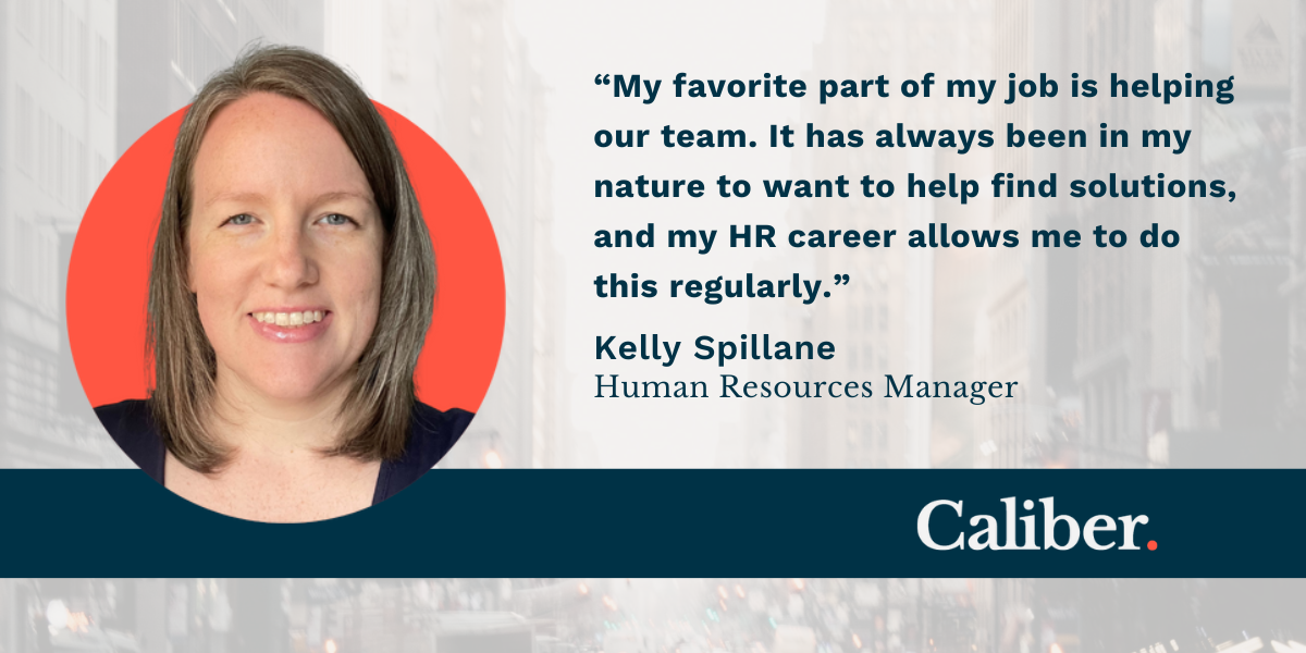 Staff Spotlight Caliber Human Resources Manager Kelly Spillane