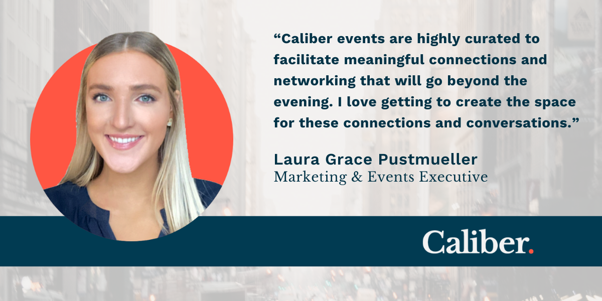 Staff Spotlight: Caliber Marketing & Events Executive Laura Grace Pustmueller