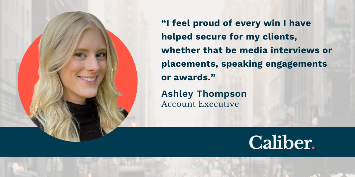 Ashley Thompson Account Executive at Caliber Corporate Advisers