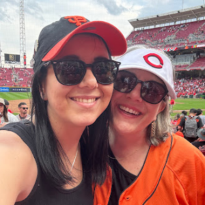 Emily Met Up with Caliber Culture Manager Kate Forster @ The Great American Ballpark in Cincinnati