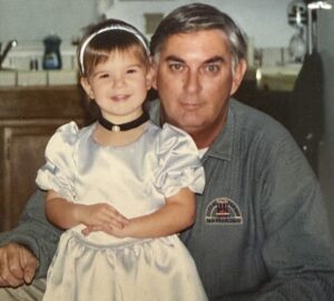 Emily Mann with Her Papa