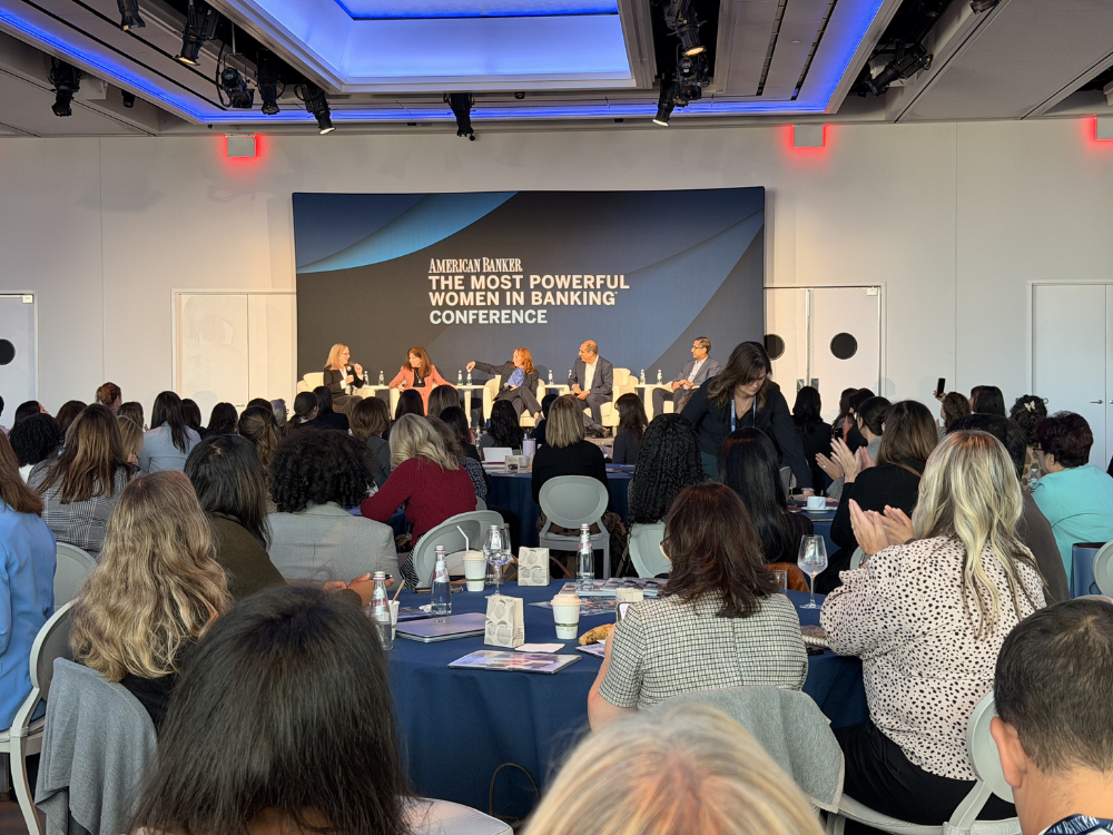 Attendees and speakers at The Most Powerful Women in Banking 2025 conference.